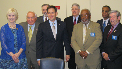 TSCL Board Members and Senator Rubio